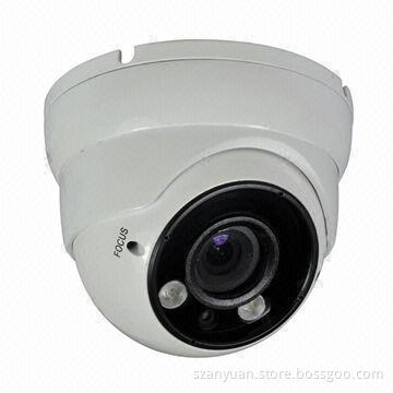 Weatherproof IR Dome Camera, CCTV Surveillance System Camera with 700TVL, OSD, IP66 Standard